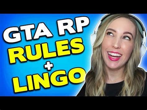 RP Terms / Rules / Lingo